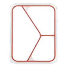 Sealing frame for basisporter Magic PRO PR_XL 3-div. 227 mm x 178 mm PP CPET BIO product photo