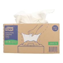 Non-woven cloth 35.5 cm x 41.5 cm 1-ply white W7 Tork Premium product photo