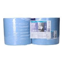 Putztuchrolle 24 cm x 34 cm x 119 m 3-lagig 350 Blatt blau W1,W2 Tork Premium Produktbild