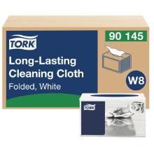 Reinigungstuch 30 cm x 38 cm 1-lagig W8 Tork Premium weiss Produktbild