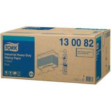 Wischtuch 38,5 cm x 32,5 cm 3-lagig blau W4 Tork Premium Produktbild