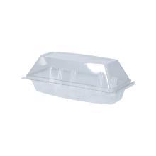 Showcase APET 95 mm x 200 mm x 75 mm transparent with attached lid Wrap/Baguette product photo