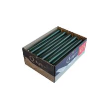 Taper candle 245 mm x 22 mm dark green 7.5hrs product photo