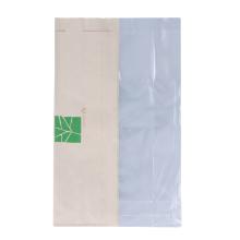 Visible strip bags craft-PLA 14 cm + 2 cm x 3 cm x 23 cm brown product photo