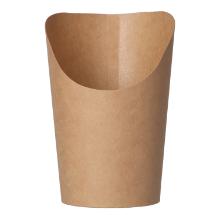 Wrapbecher Kraft-PLA &Oslash; 60 mm x 118 mm 360ml braun PrimeSource FSC Mix Credit Produktbild