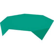 Centre piece Bio Dunicel 84 cm x 84 cm hunter green product photo