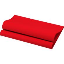 Serviette Bio Dunisoft 40 cm x 40 cm 1-lagig 1/4 Falz rot Produktbild