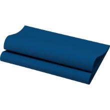 Serviette Bio Dunisoft 40 cm x 40 cm 1-lagig 1/4 Falz Dunkelblau Produktbild