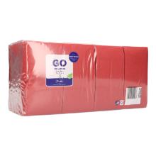 Napkin 33 cm x 33 cm 3-ply 1/8 fold bordeaux product photo