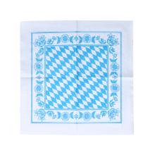 Serviette 33 cm x 33 cm 3-lagig 1/4 Falz Bayern-Raute Produktbild