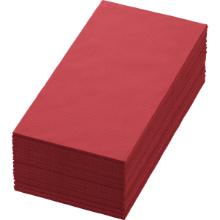 Serviette Bio Dunisoft 40 cm x 40 cm 1-lagig 1/8 Falz Bordeaux Produktbild