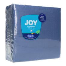 Serviette 40 cm x 40 cm 4-lagig 1/4 Falz dunkelblau Produktbild