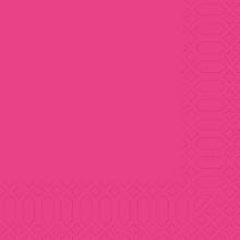 Napkin 33 cm x 33 cm 3-ply 1/4 fold fuchsia product photo