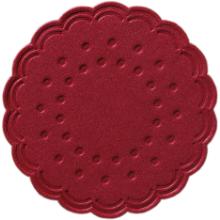 Tassentropfdeckchen &Oslash; 7,5 cm 8-lagig bordeaux Produktbild