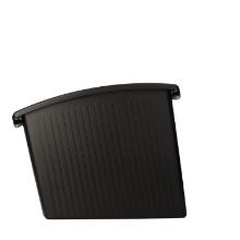 Wastebin 45 cm x 19.4 cm x 34.5 cm 18L black without lid product photo