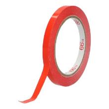 Packing sticky tape 9 mm x 66 m PVC red product photo