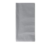 Napkin 40 cm x 40 cm 3-ply 1/8 fold Granite Grey product photo