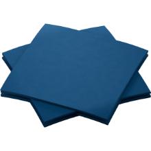 Napkin Bio Dunisoft 20 cm x 20 cm 1-ply 1/4 fold dark blue product photo