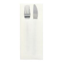 Serviettentasche Duniletto XL 40 cm x 48 cm weiss Produktbild
