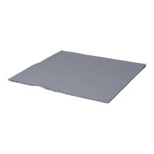 Napkin Dunilin 48 cm x 48 cm 1-ply 1/4 folded Granite gray product photo