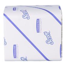 Toilettenpapier recycelt 18,6 cm x 11,7 cm 2-lagig 220 Einzelblatt weiss Scott Produktbild
