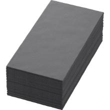Serviette Bio Dunisoft 40 cm x 40 cm 1-lagig 1/8 Falz Granite Grey Produktbild