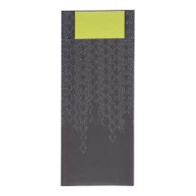 Pochette 6 cm x 19.5 cm black + napkin 2-ply lime Tork Advanced product photo