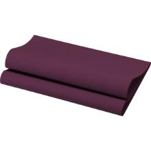 Napkin Bio Dunisoft 40 cm x 40 cm 1-ply 1/4 fold Plum product photo