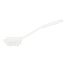 Sp&uuml;lb&uuml;rste mit langem Griff 270 mm x 65 mm x 50 mm oval weiss medium Borsten Produktbild