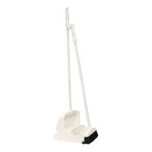 Kehrgarnitur 260 mm x 250 mm x 1000 mm weiss mit langem Stahlstiel Produktbild