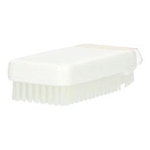 Nagelb&uuml;rste 97 mm x 50 mm x 27 mm weiss harte Borsten Produktbild