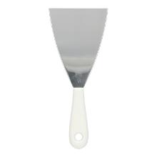 Spatula stainless steel 220 mm x 100 mm x 15 mm white product photo