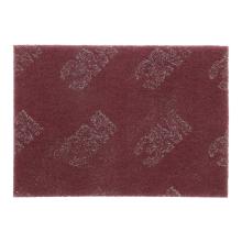 hand scouring pad 158 mm x 224 mm x 8 mm red fine grit 3M Scotch-Brite 7447 product photo