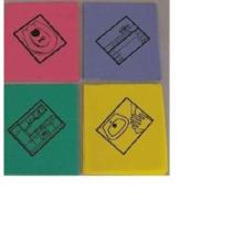 Feuchtwischtuch B&uuml;ro 35 cm x 40 cm blau Produktbild