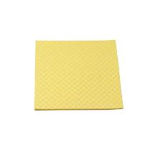 Schwammtuch 18 cm x 20 cm gelb trocken Produktbild