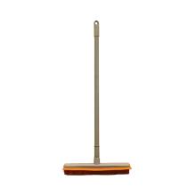 Broom 34 cm rubber with metal telescopic rod up to 130 cm colourful sorted product photo