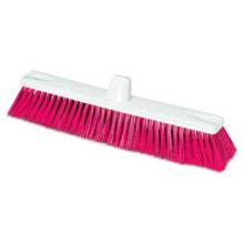 Large broom 46 cm x 12.5 cm x 9 cm red strong bristles product photo