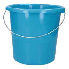 Eimer Ø 28,5 cm x 27,5 cm 10L blau mit Metallbügel Produktbild