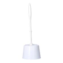 WC-Garnitur Topfform PP 390 mm mit Rundbürste weiss Produktbild