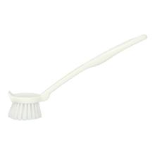 Sp&uuml;lb&uuml;rste mit langem Griff 240 mm x &Oslash; 45 mm mit Schaber weiss medium Borsten Produktbild