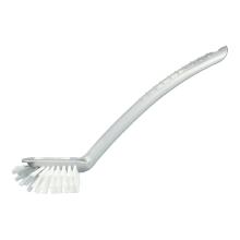 Dish brush with long handle 280 mm x 65 mm x 50 mm scraper gray medium bristles product photo