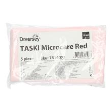 TASKI Microcare 40 cm x 40 cm rot - Mikrofasertuch Produktbild