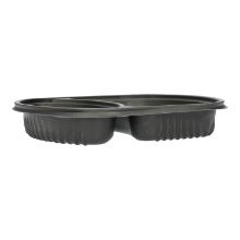 Schale 238 mm x 203 mm x 38 mm 36 oz 2-geteilt schwarz (S) Produktbild