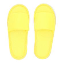 Frottee-Slipper f&uuml;r Kinder 21cm gelb neutral Produktbild