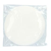 Wattepads 3 St&uuml;ck im Polybeutel neutralca. 55mm Durchmesser, verpackt in transparenten Polybeutel, unbedruckt Produktbild