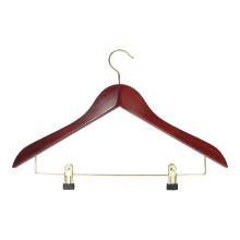 Coathanger wood with metal bar mahogany product photo
