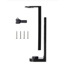 Wandhalter f&uuml;r Pumpspender schwarz zum schrauben Produktbild