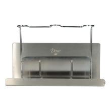 DOVE PRO Edelstahl-Wandhalterung 25 cm x 8,5 cm x 20 cm silber (DREIFACH) Produktbild