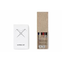 Sewing kit in box white product photo