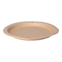 Paper Plate round Ø 26 cm brown "fatbarrier" VERIVE product photo